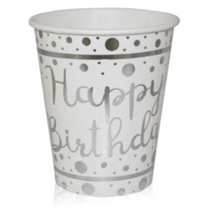 Happy Birthday Gümüş Bardak