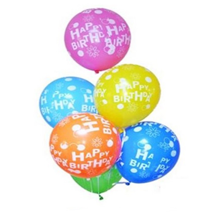 Happy Birthday Karışık Renkli Balon