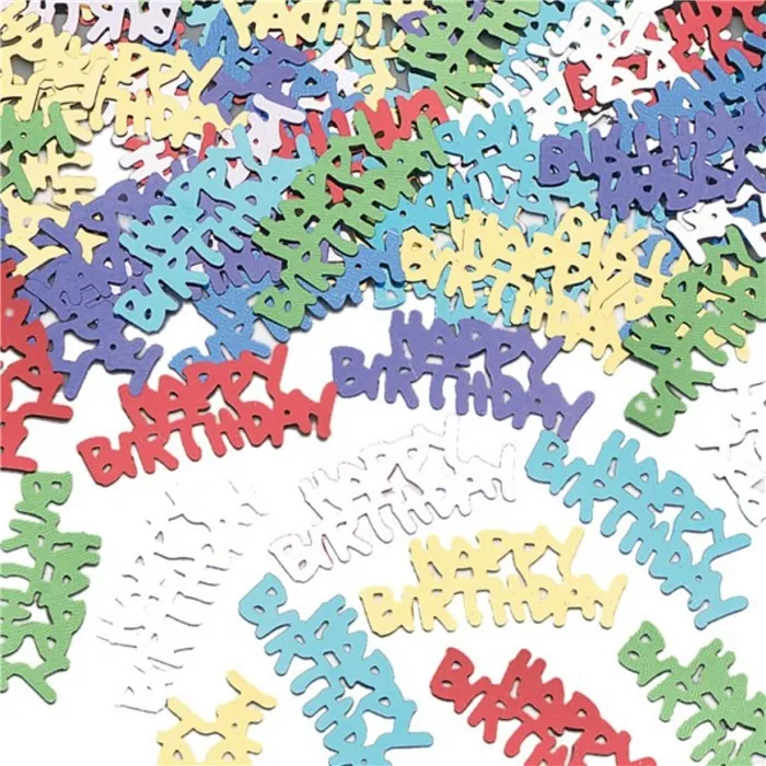 Happy Birthday Masa Süsleme Konfetisi