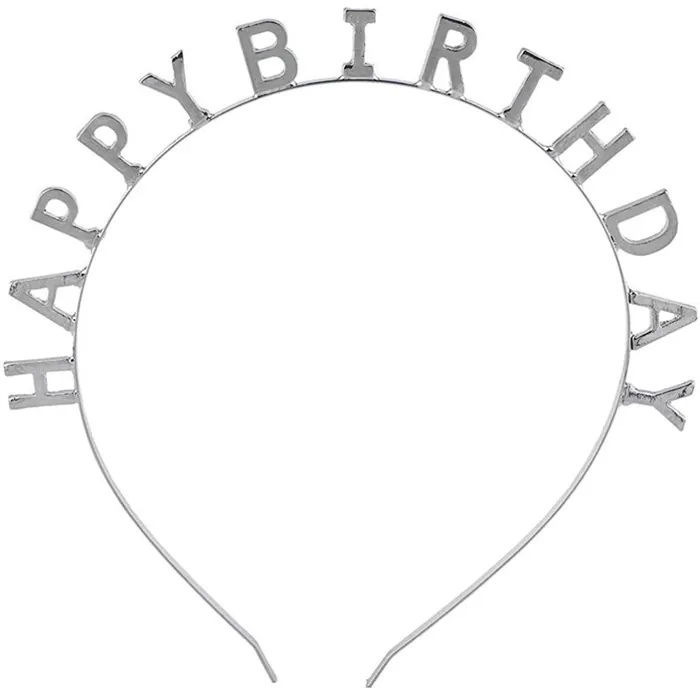 Happy Birthday Metal Taç