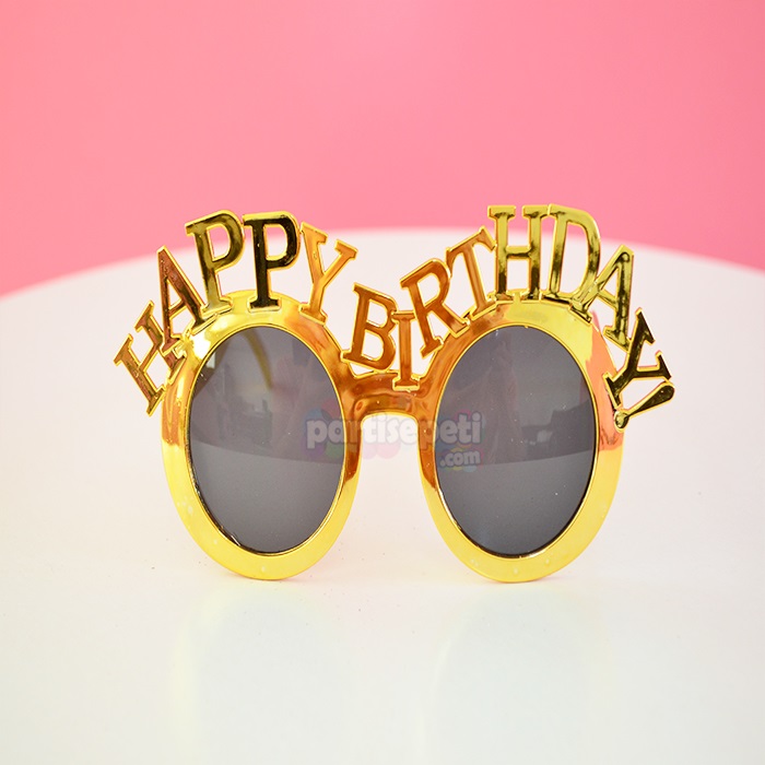 Happy Birthday Parti Gözlüğü