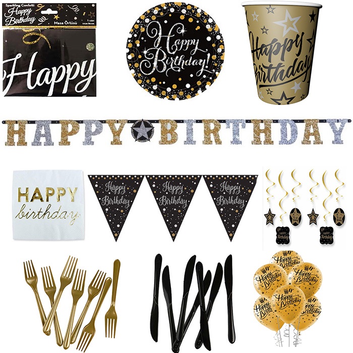 Happy Birthday Parti Seti 16 Kişilik