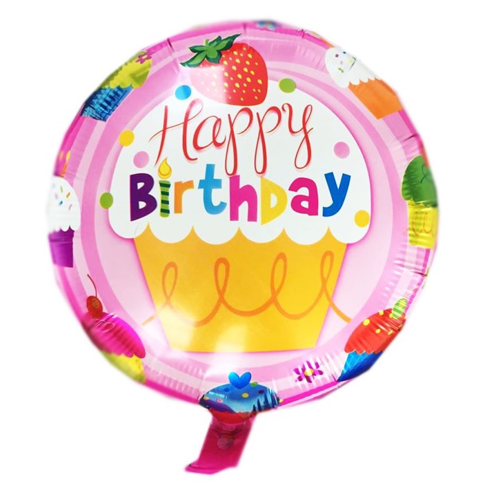 Happy Birthday Pastalı Folyo Balon