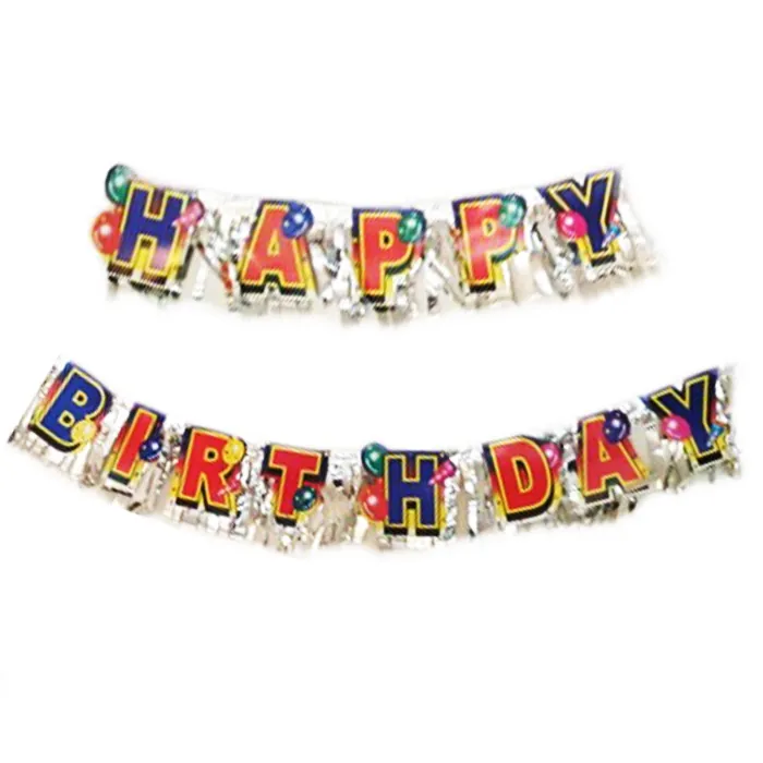 Happy Birthday Saçaklı Banner