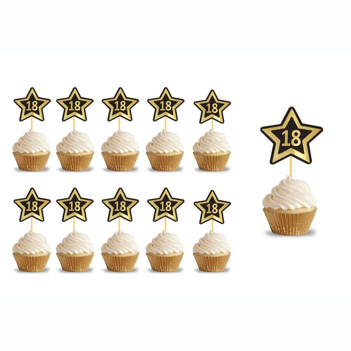 18 Yaş Cupcake Kürdan Süs