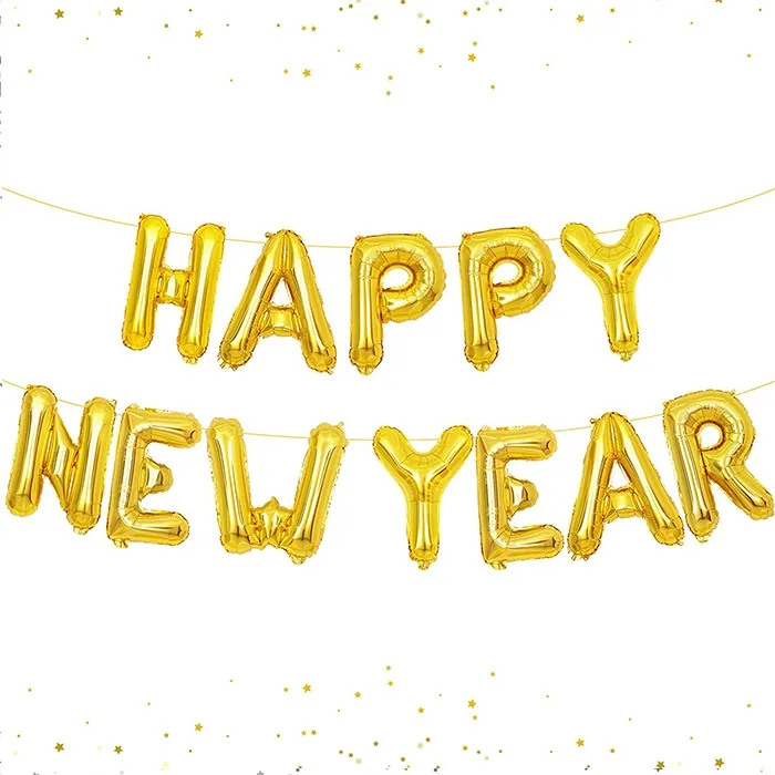 Happy New Year 100 Cm Folyo Balon