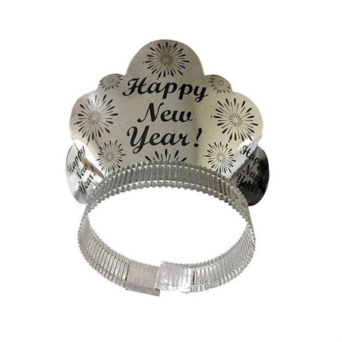 Happy New Year Gümüş Taç 6lı