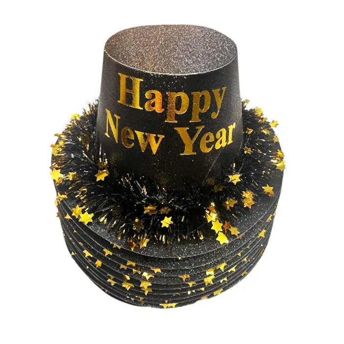 Happy New Year Parti Şapkası Gold