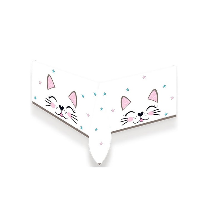 Sevimli Kedi Masa Örtüsü