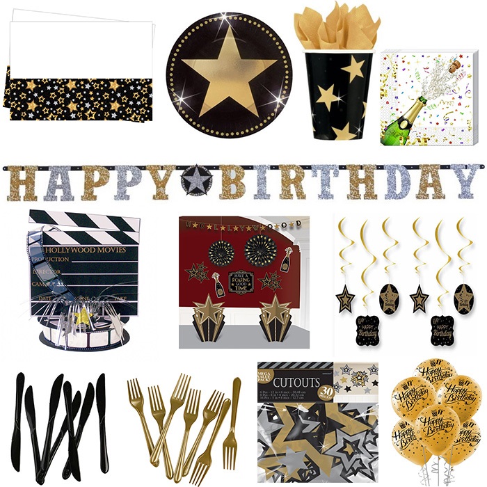 Hollywood Temal Part Seti 16 Kişilik