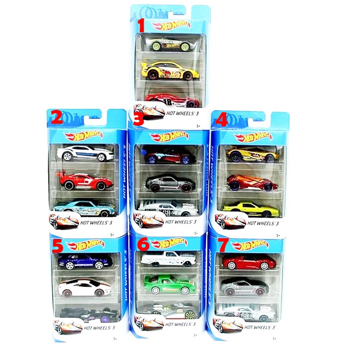 Hot Wheels 3'Lü Araba Seti