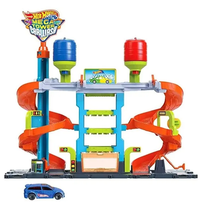 Hot Wheels Mega Araba Yıkama Kulesi
