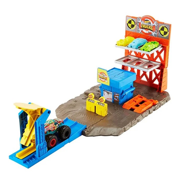 Hot Wheels Monster Trucks Patlama İstasyonu Oyun Seti