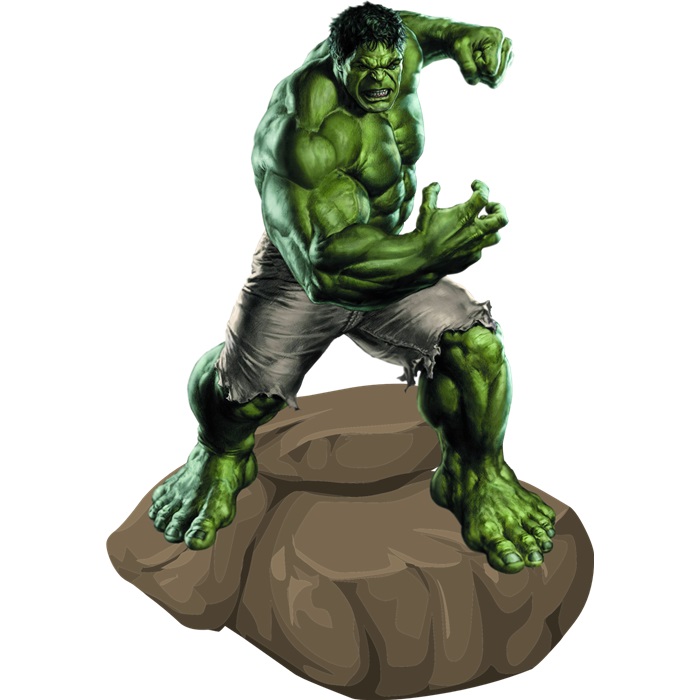 Hulk Figürlü Ayaklı Pano