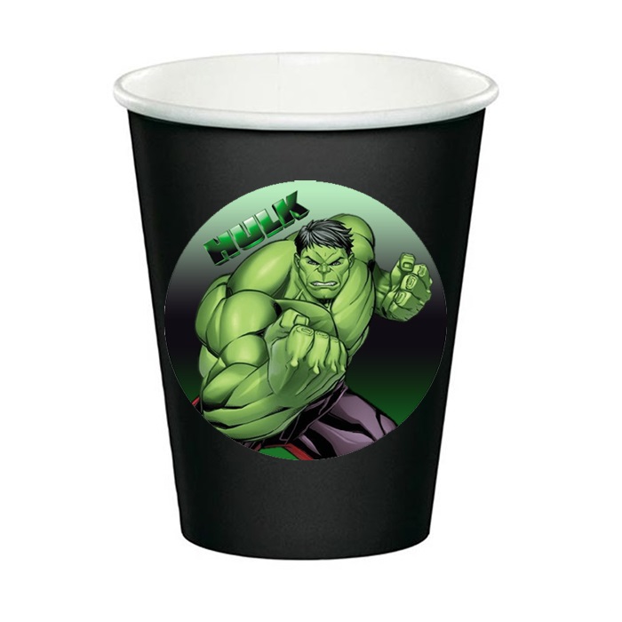 Hulk Temalı Karton Bardak