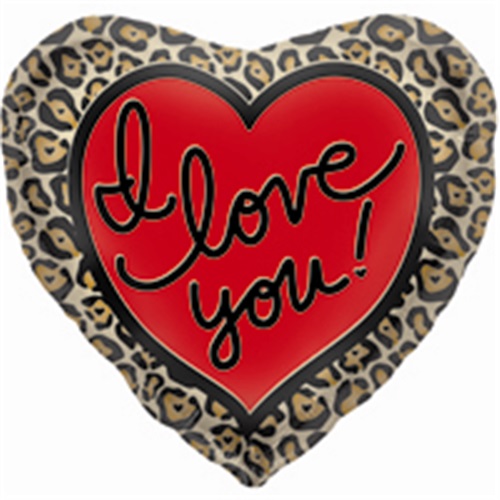 I Love You Kalp Şekilli Folyo Balon