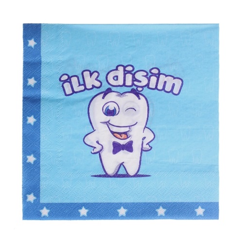 İlk Dişim Erkek Peçete