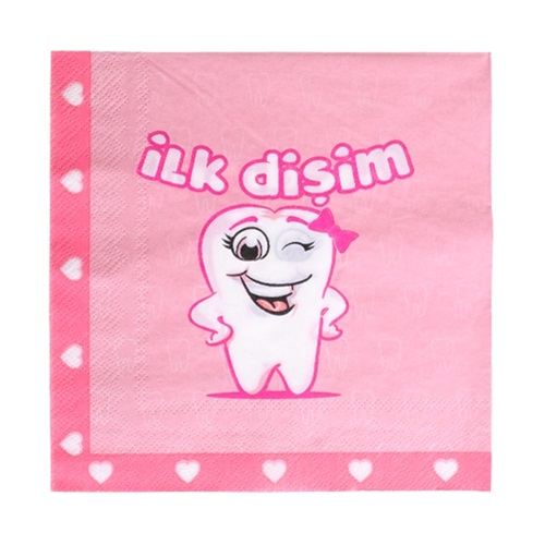 İlk Dişim Kız Peçete