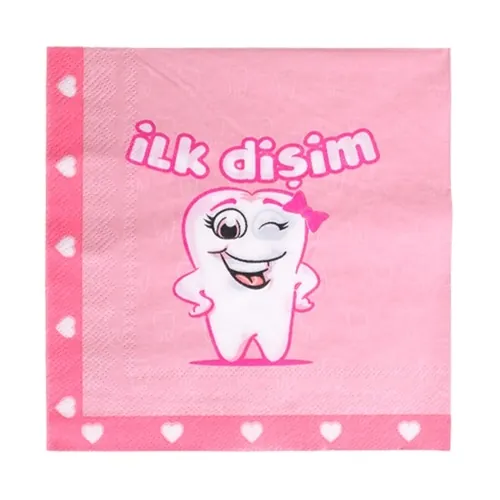 İlk Dişim Kız Peçete