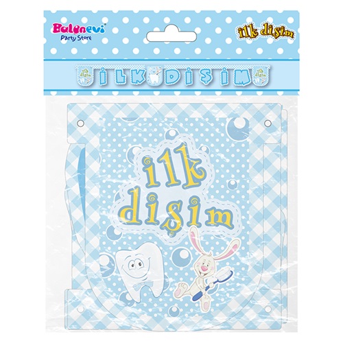 İlk Dişim Yazılı Banner-erkek