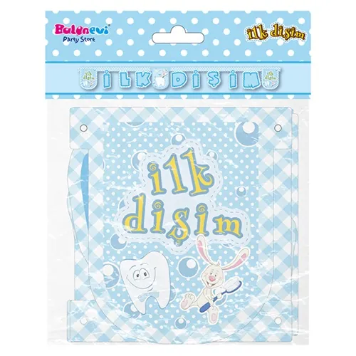 İlk Dişim Yazılı Banner-erkek