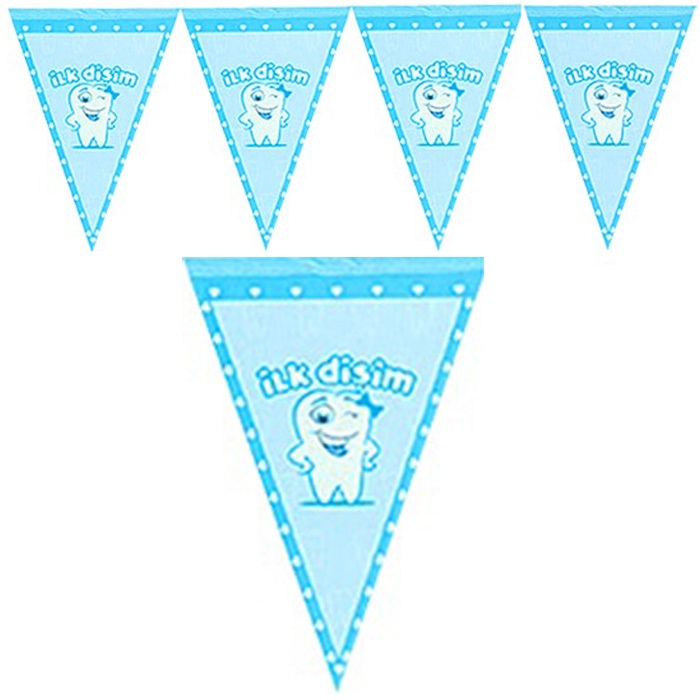 İlk Dişim Erkek Bayrak Seti