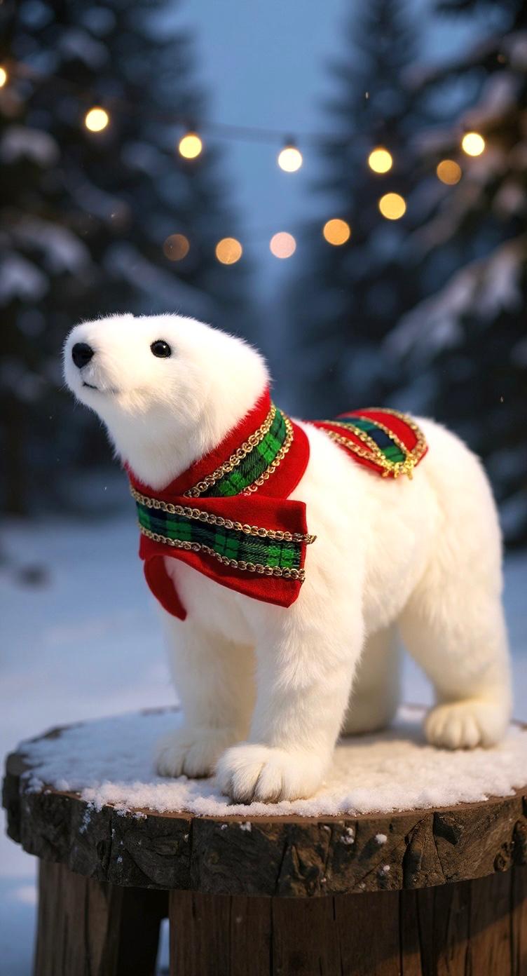 Kutup Ayısı Dekor Oyuncak Süs