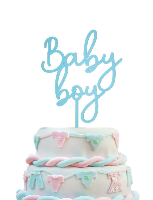 Baby Boy Mavi Pleksi Pasta Süsü
