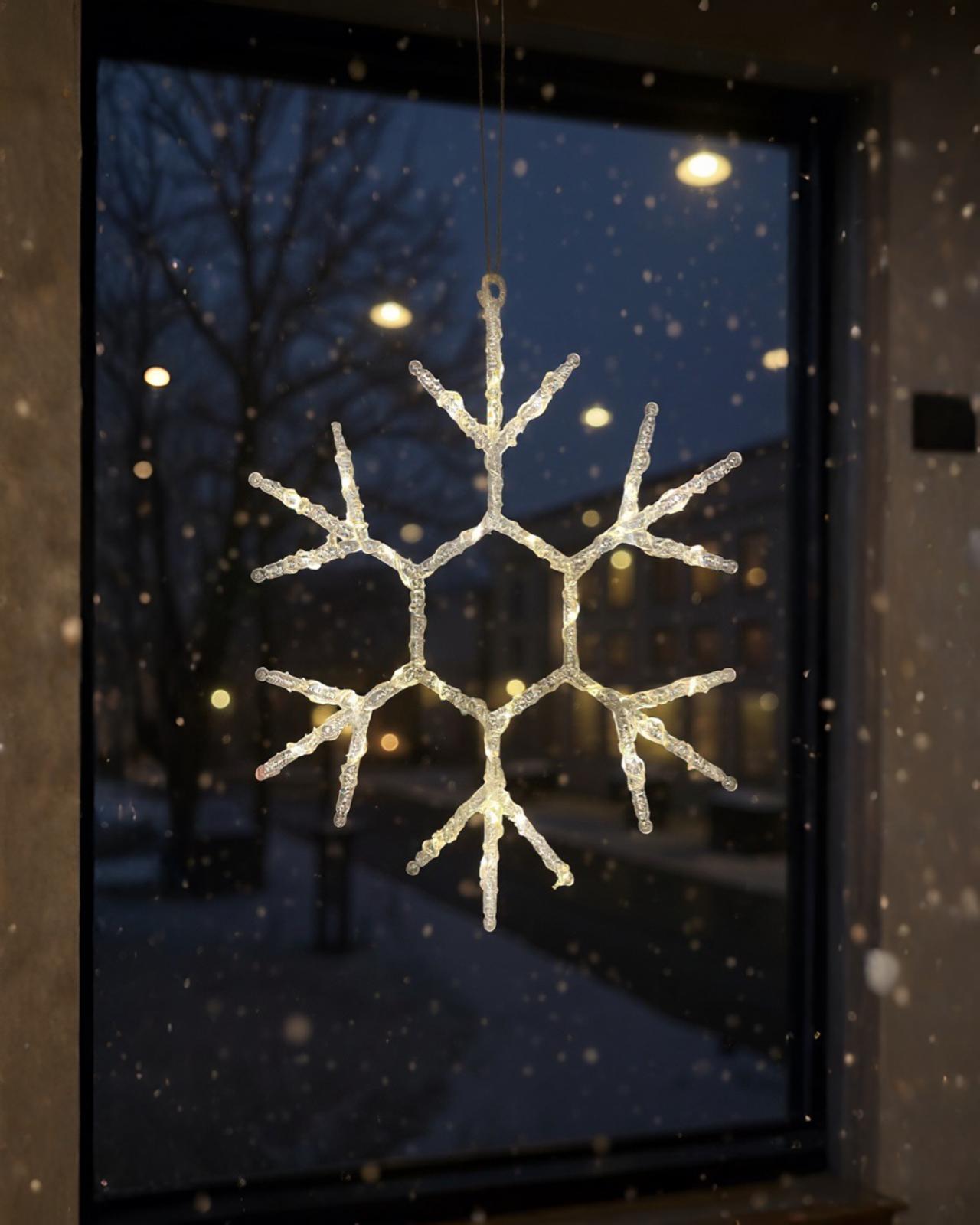 Dış Mekan Mika Kar Tanesi Işık 50 cm