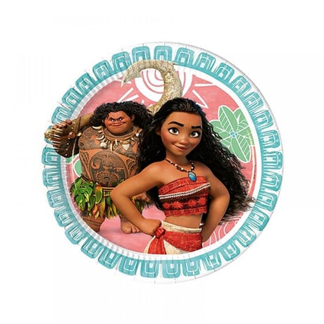 Moana Temalı karton tabak
