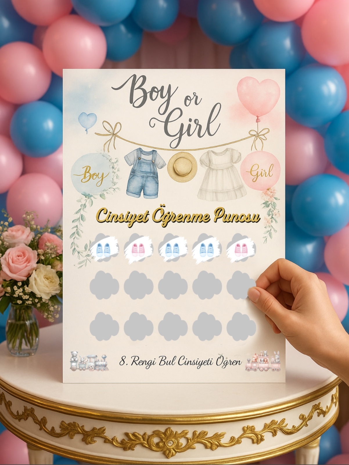 Cinsiyet Partisi Kazı Kazan Tahmin Panosu