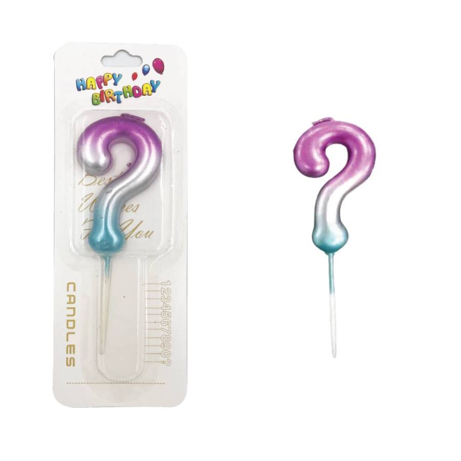 Cinsiyet Partisi Soru İşareti Mum