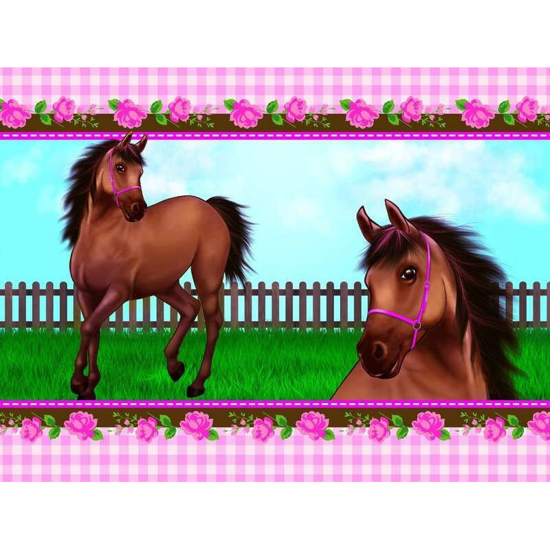 Sevimli At Masa Örtüsü