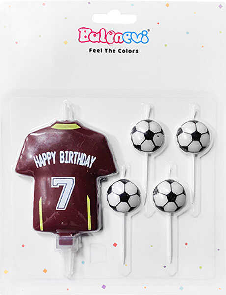 Futbol Temalı Mum Seti