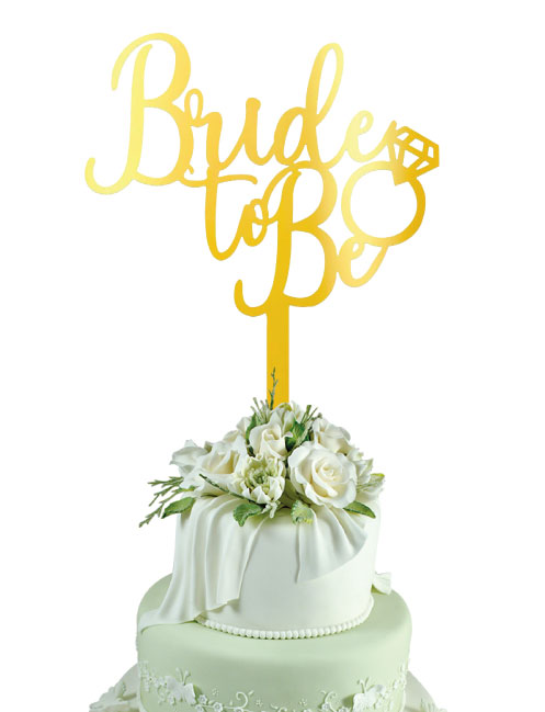 Bride Tobe Pleksi Pasta Süsü Gold