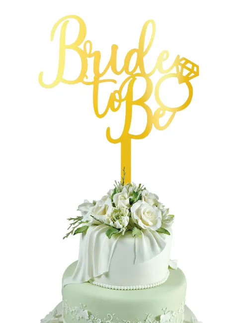 Bride Tobe Pleksi Pasta Süsü Gold
