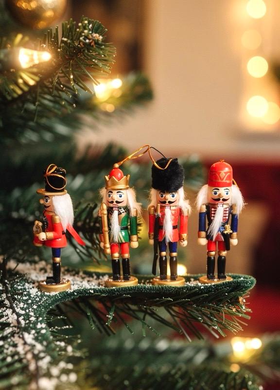 Yılbaşı Fındıkkıran Kurşun Asker 13 cm 4lü Set