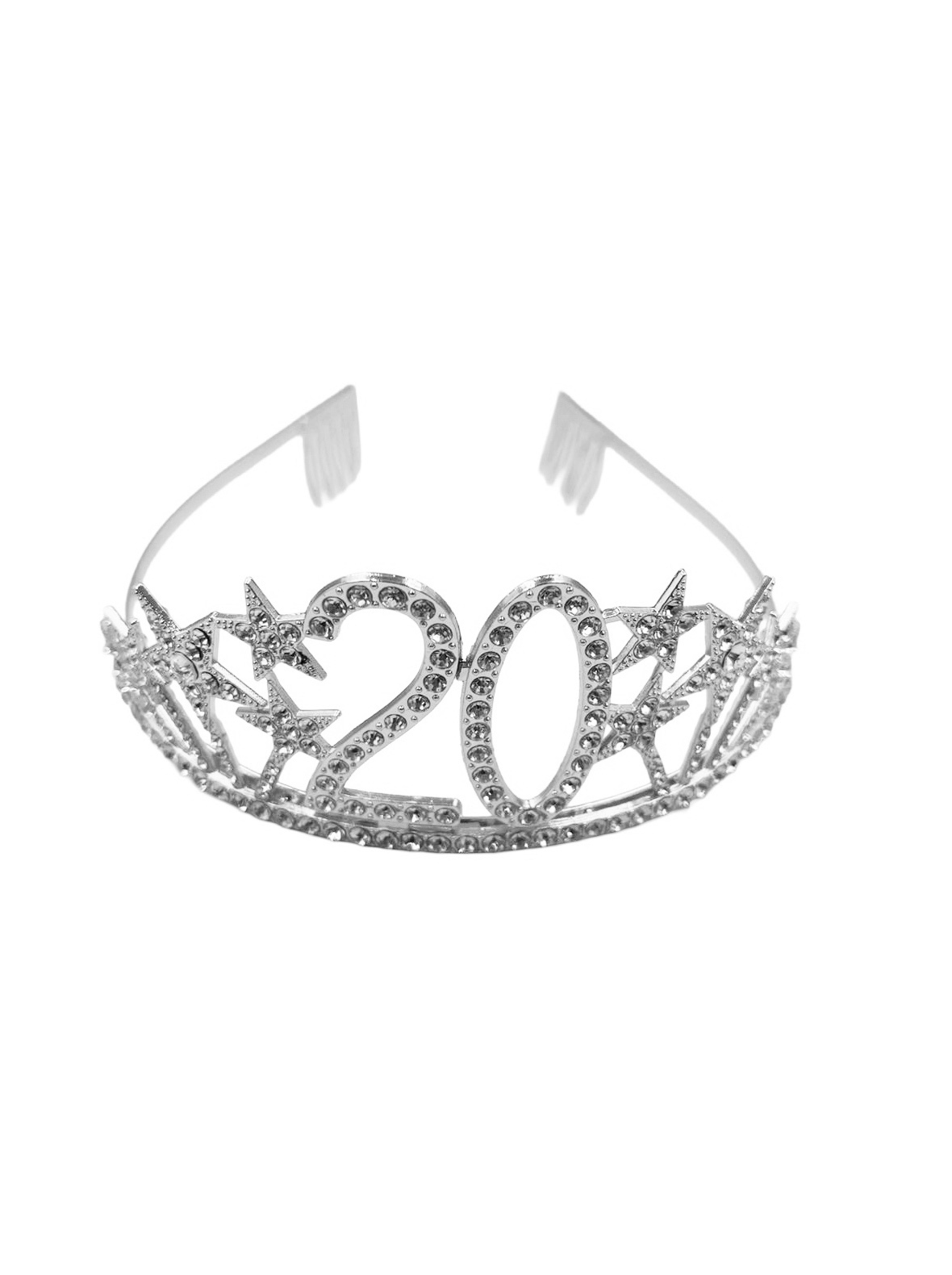 20 Yaş Taşlı Kristal Parti Tacı