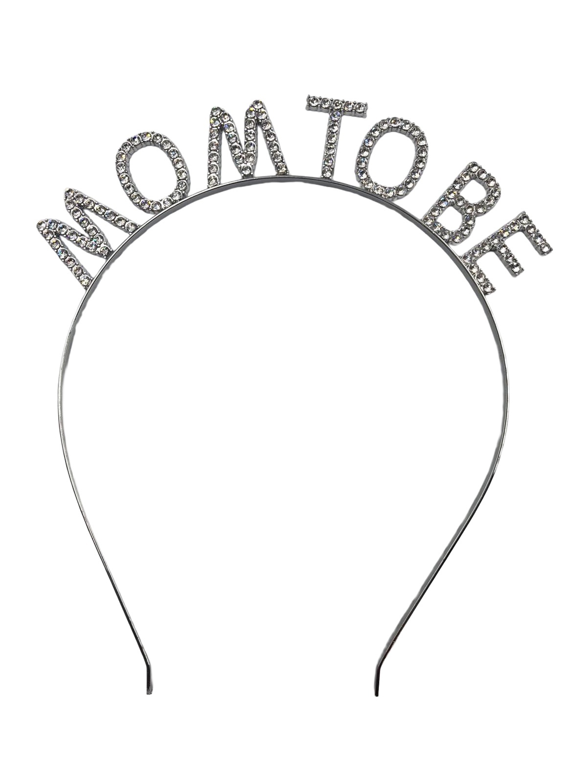 Mom To Be Yazılı Kristal Parti Tacı