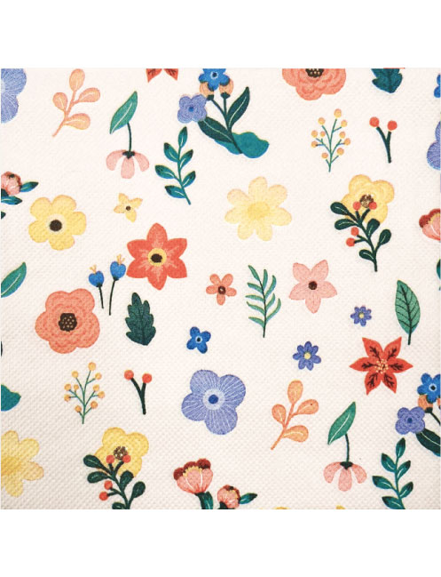 Çiçek Temalı Parti Peçetesi 20’li