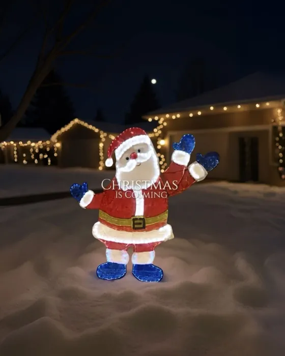 Işıklı Noel Baba Figürü 125 CM – 381 LED Işıklı