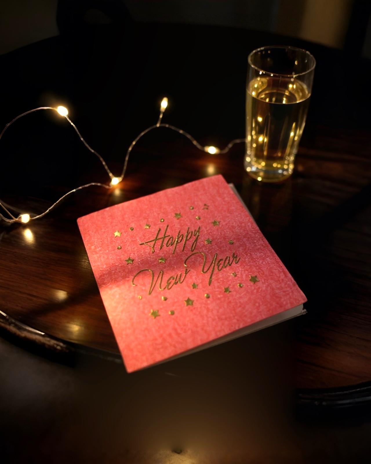 Yılbaşı Peçete Kar Taneleri