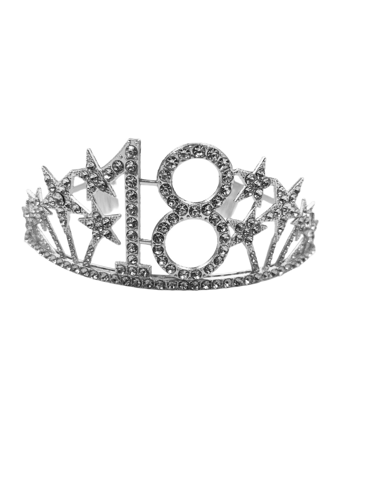 18 Yaş Taşlı Kristal Parti Tacı