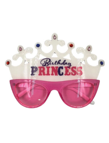 Birthday Princess Yazılı Taçlı Gözlük