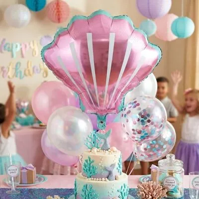 Deniz Kabuğu Şekilli Folyo Balon