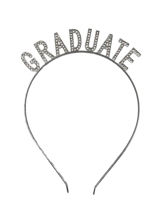 Mezuniyet Graduate Yazılı Taşlı Parti Tacı