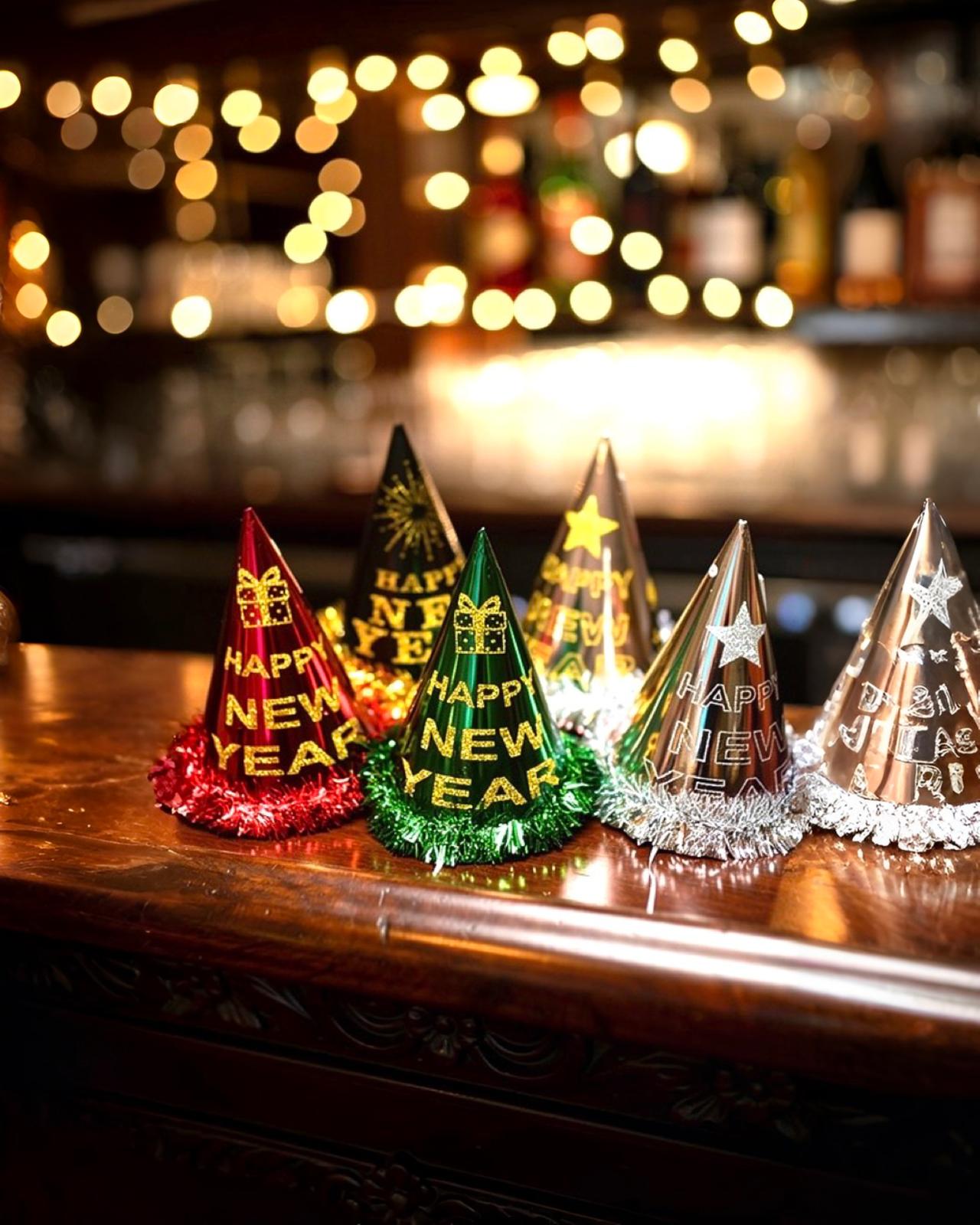 Yılbaşı Parti Şapkası 10 Adet