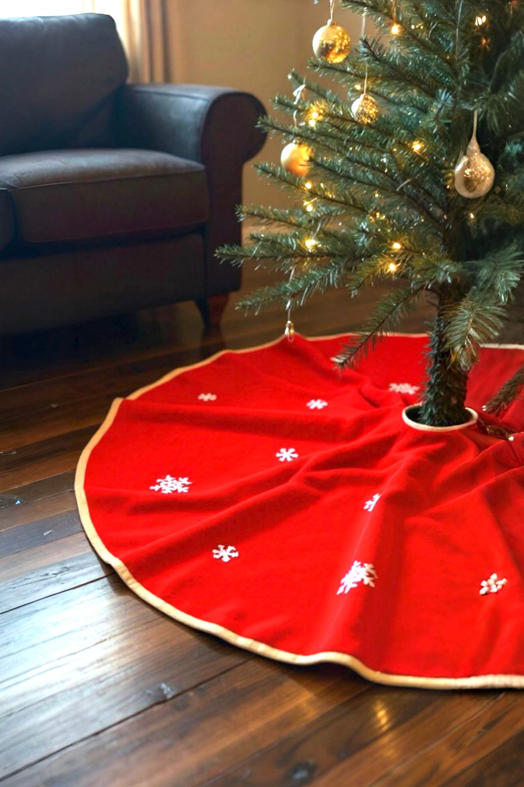 Yılbaşı Ağacı Örtüsü Altlığı Lüks