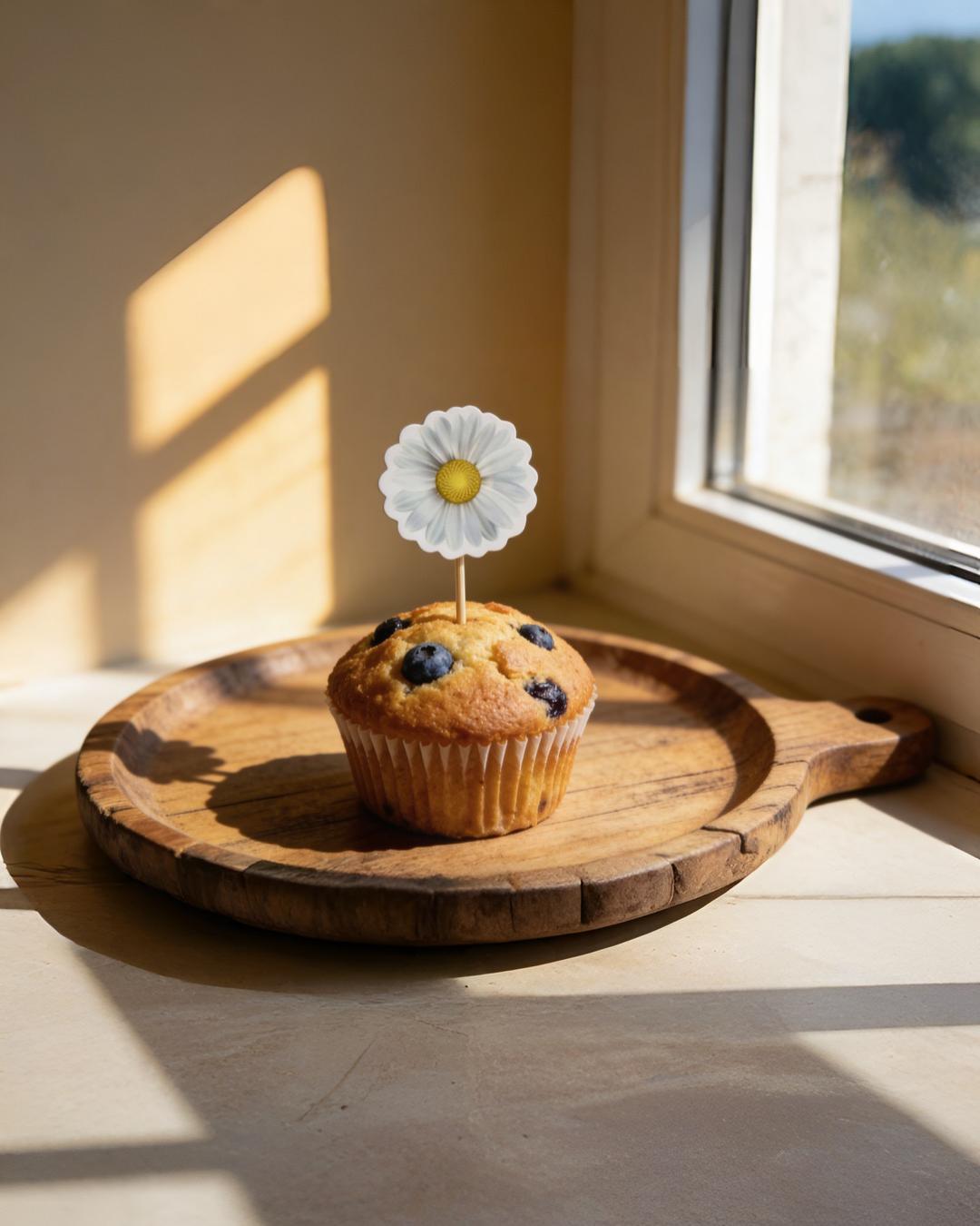 Papatya Desenli Parti Kürdanı