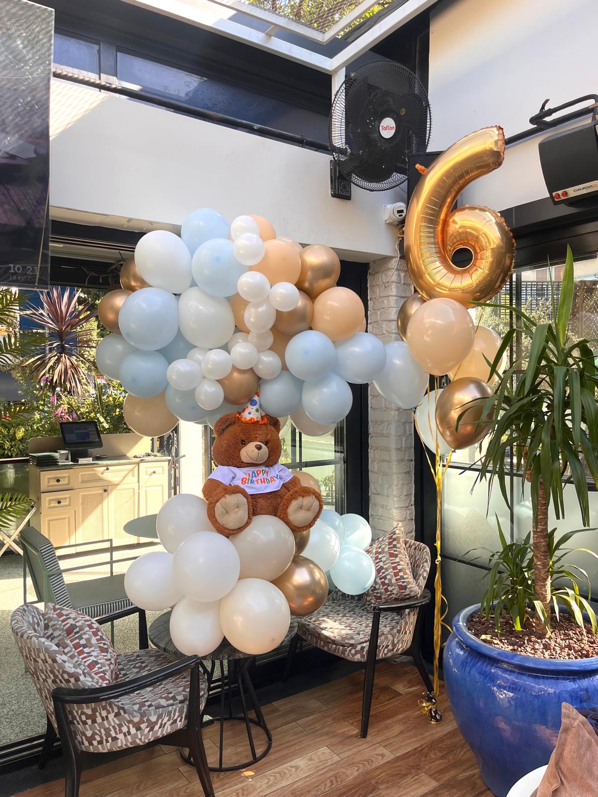 Yaş Konseptli Happy Birthday Balon Buket Aranjman